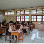 kegiatan hari pertama ujian semester tahun pelajaran 2020/2021