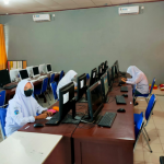 kegiatan gladi bersih peserta asessmen nasioanal berbasis Komputer ( ANBK) di SMAN 16 Padang