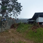 pembangunan pagar di SMAN 16 padang
