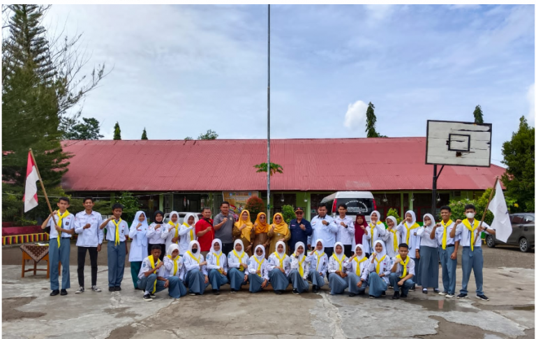 Kegiatan Pelatikan Extrakurikuler Wira SMAN 16 Padang tahun 2023